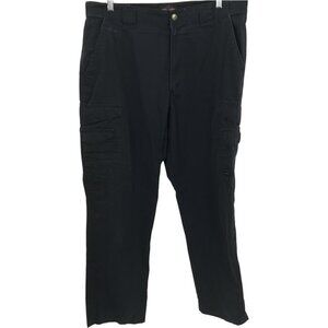 Tru Spec Ripstop Blue Utility Pants Size 38 x 32 Double Knee Pockets Work